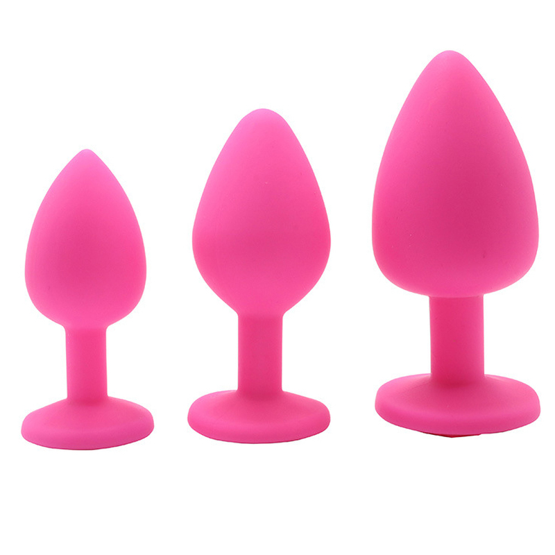 (image for) Geisha Ball Silicone Butt Plug with Diamond