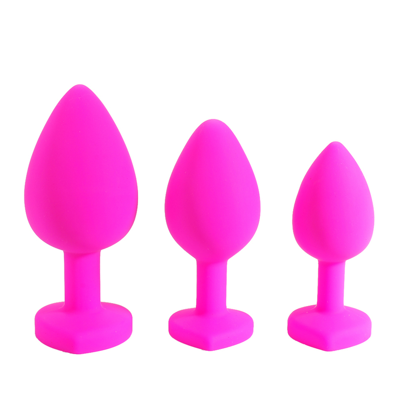 (image for) Heart Diamond Silicone Butt Plug
