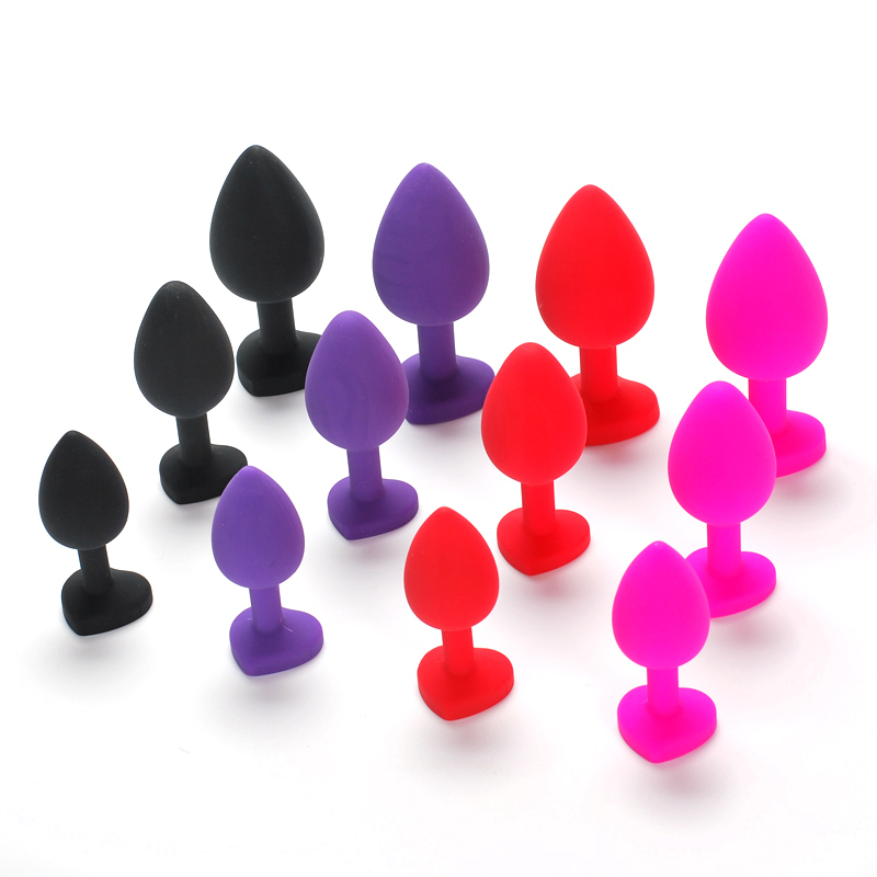 (image for) Heart Diamond Silicone Butt Plug