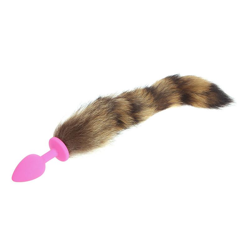 (image for) Geisha Ball Silicone Butt Plug With Fox Tail