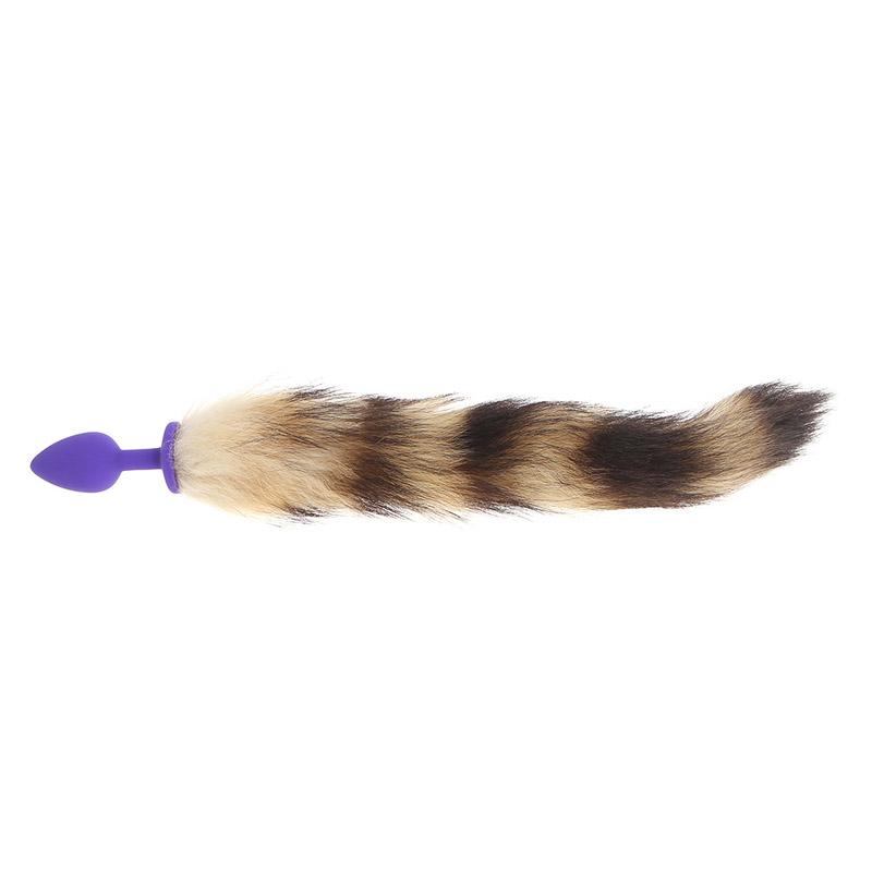 (image for) Geisha Ball Silicone Butt Plug With Fox Tail