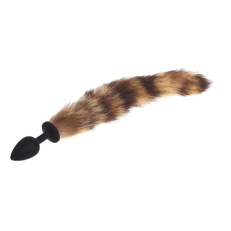 (image for) Geisha Ball Silicone Butt Plug With Fox Tail