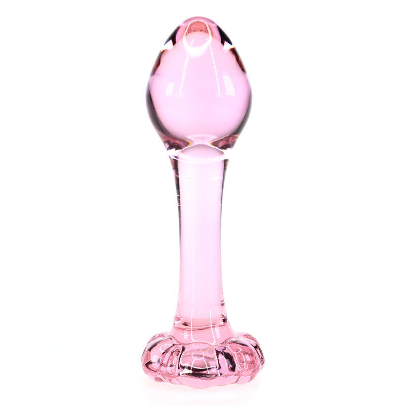 Pink Glass Butt Plug