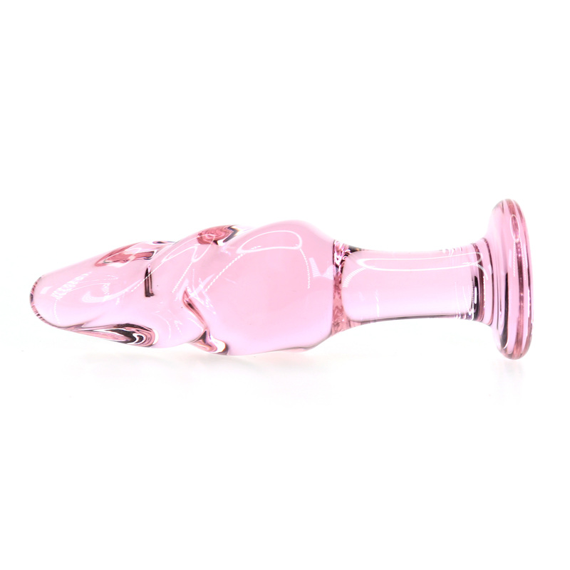 (image for) Pink Glass Butt Plug