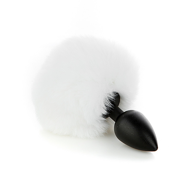 (image for) Ball Tail Silicone Anal Plug - Black