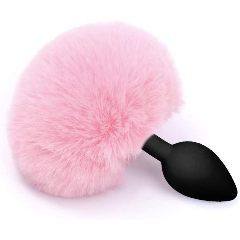 (image for) Ball Tail Silicone Anal Plug - Black
