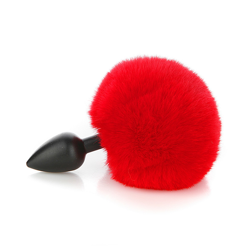(image for) Ball Tail Silicone Anal Plug - Black