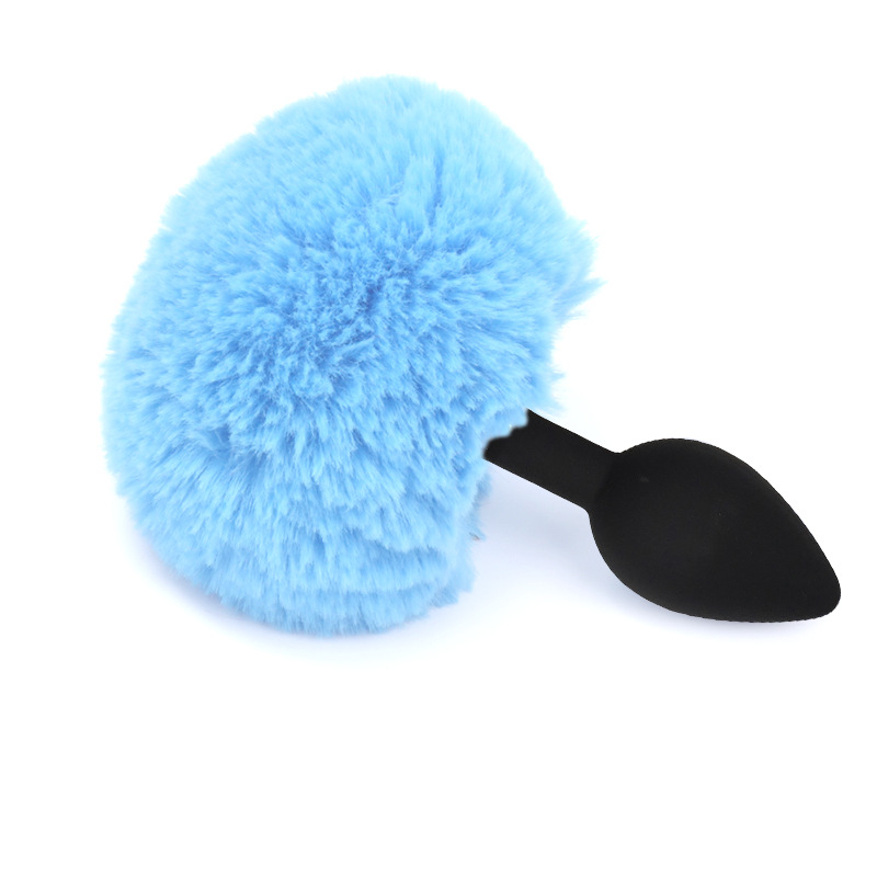 (image for) Ball Tail Silicone Anal Plug - Black