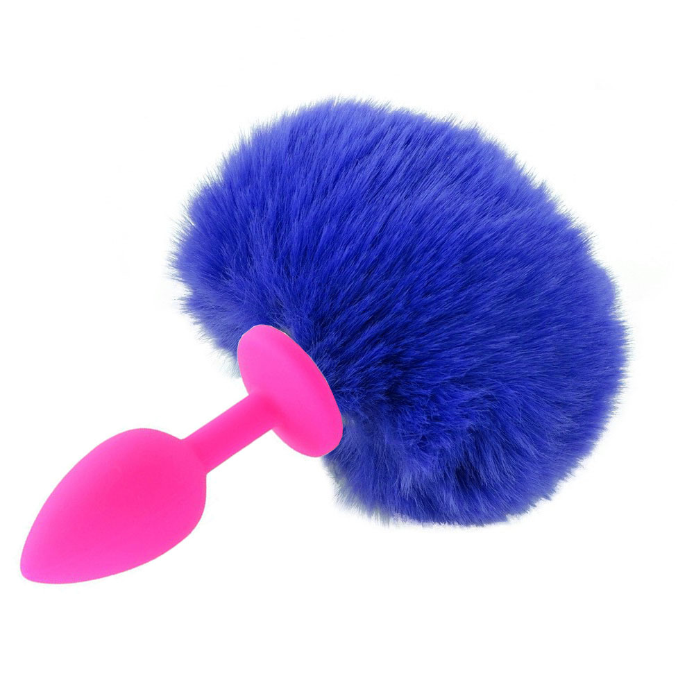 (image for) Ball Tail Silicone Anal Plug - Pink