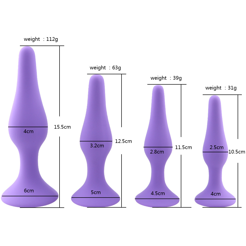 (image for) Suction Silicone Butt Plug