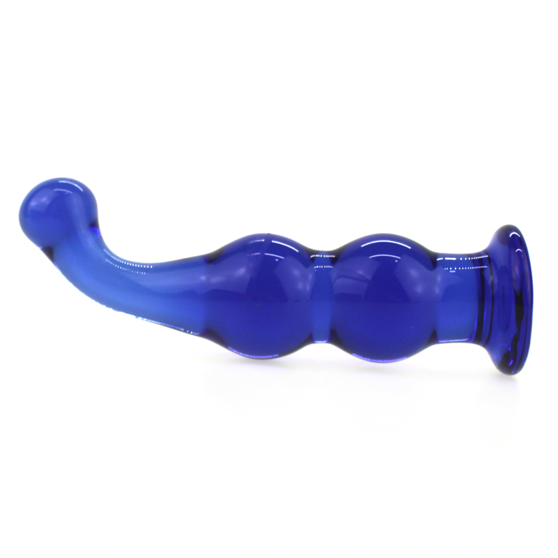 (image for) Blue Lover Glass Prostate Toy