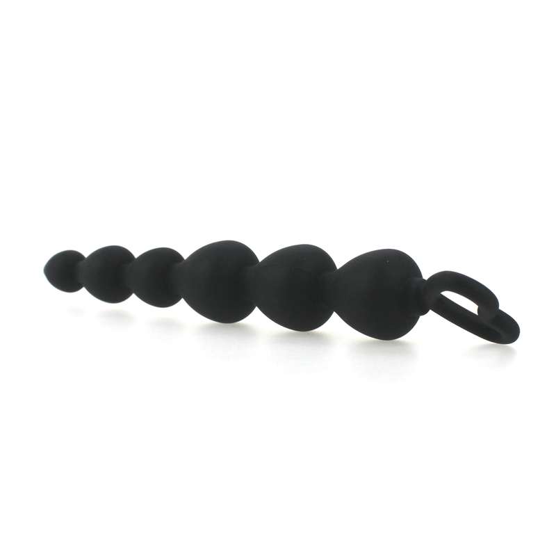 (image for) Heart Pull Ring Anal Beads