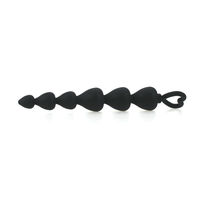 (image for) Heart Pull Ring Anal Beads