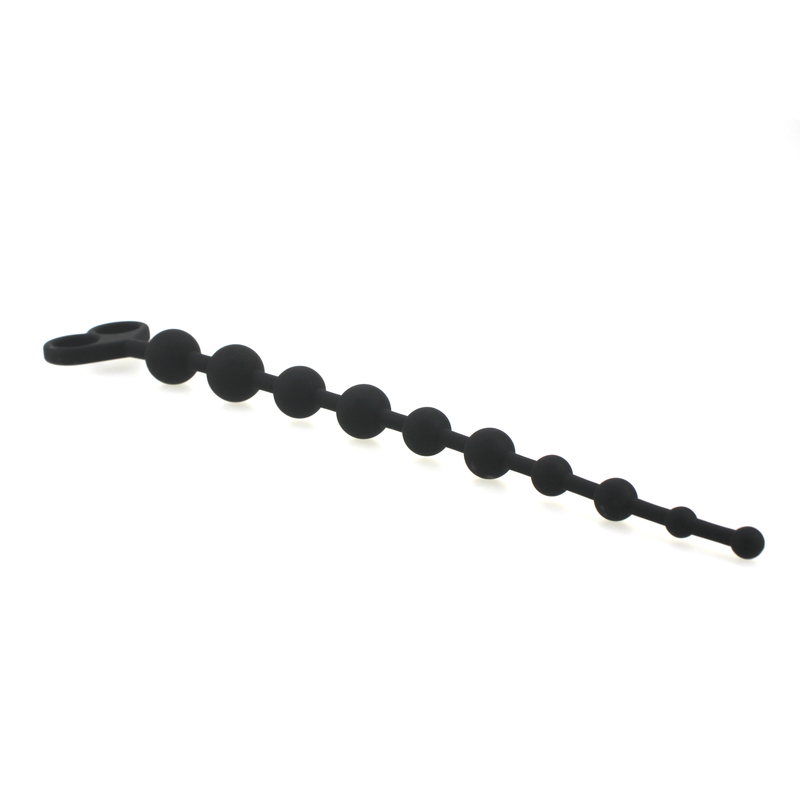 (image for) Silicone 10 Ball Anal Beads