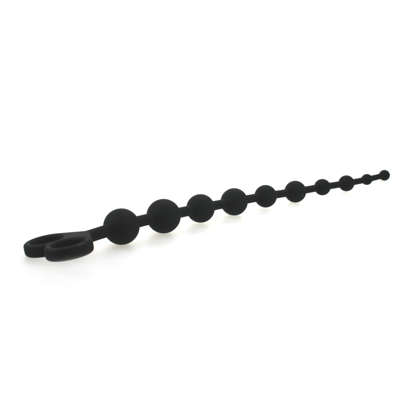 (image for) Silicone 10 Ball Anal Beads