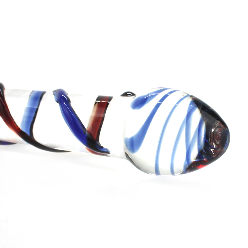 (image for) Colorful Enchanting Double Ended Glass Dildo