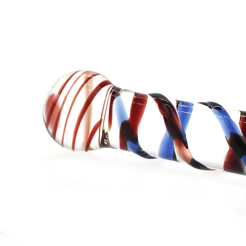 (image for) Colorful Enchanting Double Ended Glass Dildo