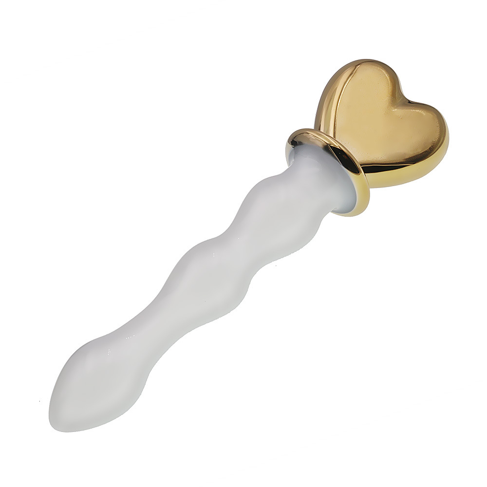(image for) Heart Glass Anal Plug