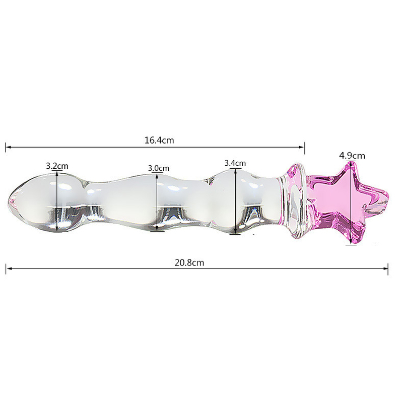 (image for) Star Glass Anal Plug