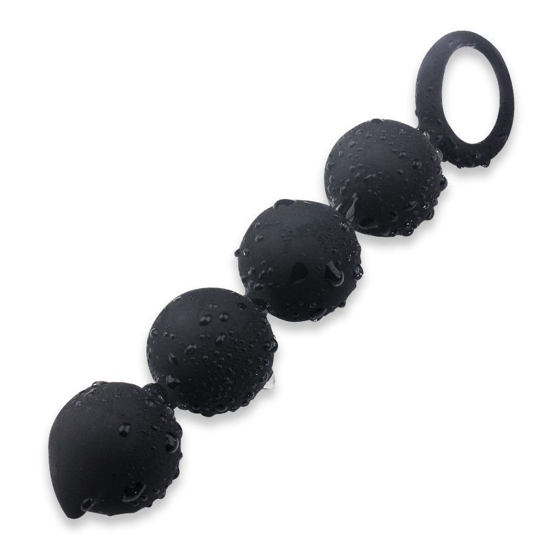 (image for) Silicone 4 Ball Anal Beads