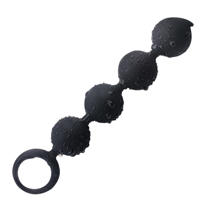 (image for) Silicone 4 Ball Anal Beads