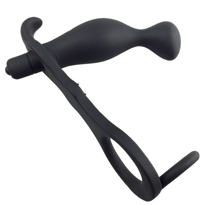 (image for) Cock Ring And Anal Plug Vibrator