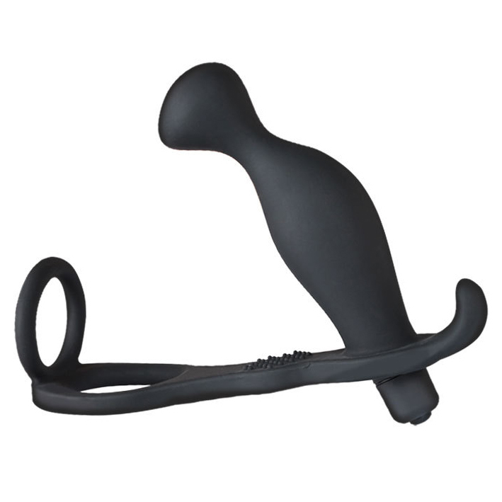 (image for) Cock Ring And Anal Plug Vibrator