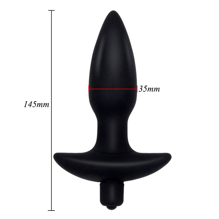 (image for) Silicone 10 Mode Vibrating Butt Plug