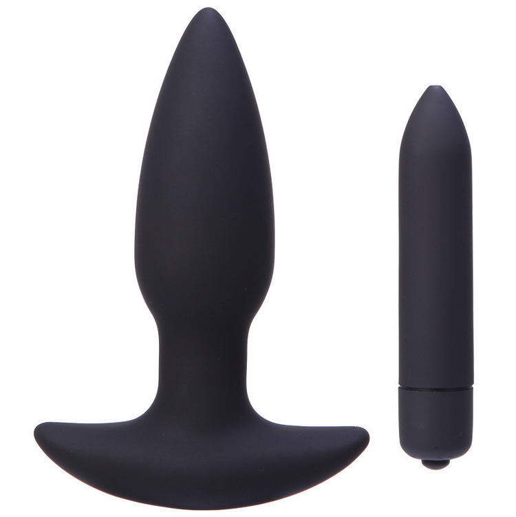 (image for) Silicone 10 Mode Vibrating Butt Plug