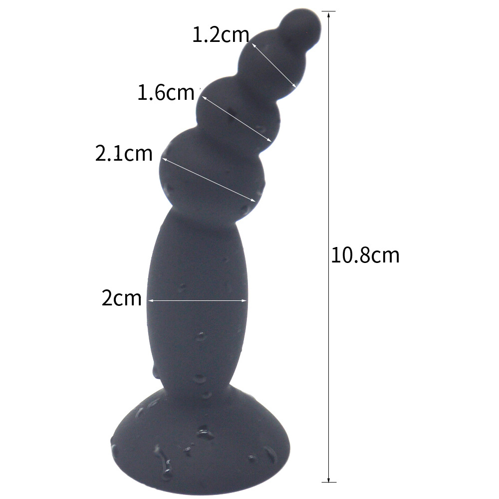 (image for) Suction Silicone Anal Beads