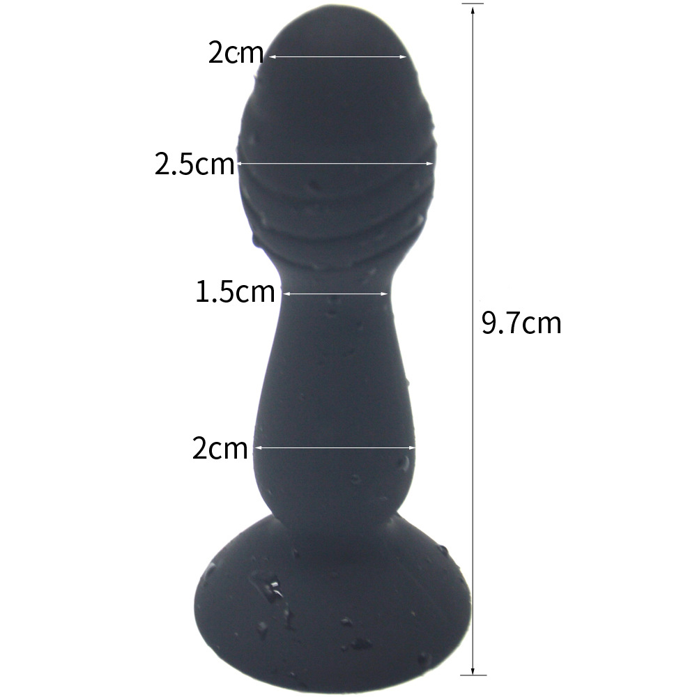 (image for) Suction Silicone Butt Plug