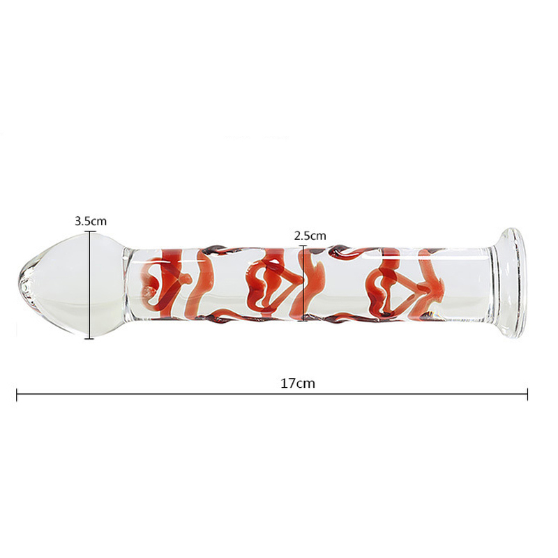 (image for) Heart Glass Butt Plug