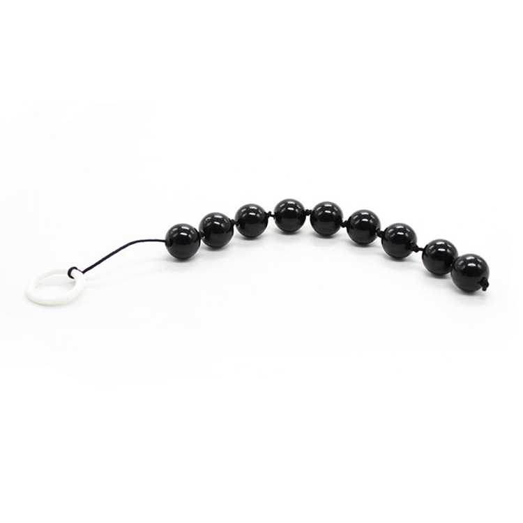 (image for) Nine Plastic Ball Anal Beads