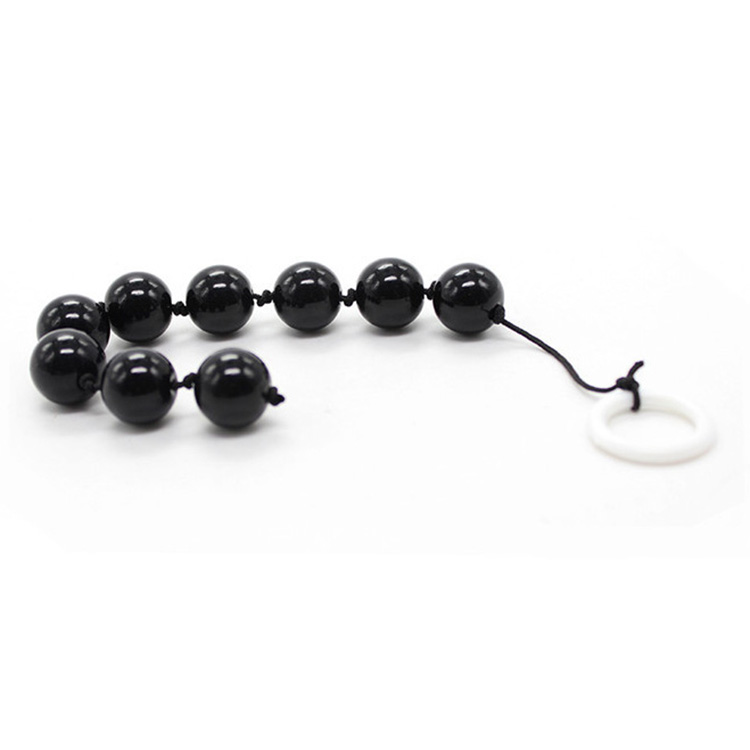 (image for) Nine Plastic Ball Anal Beads