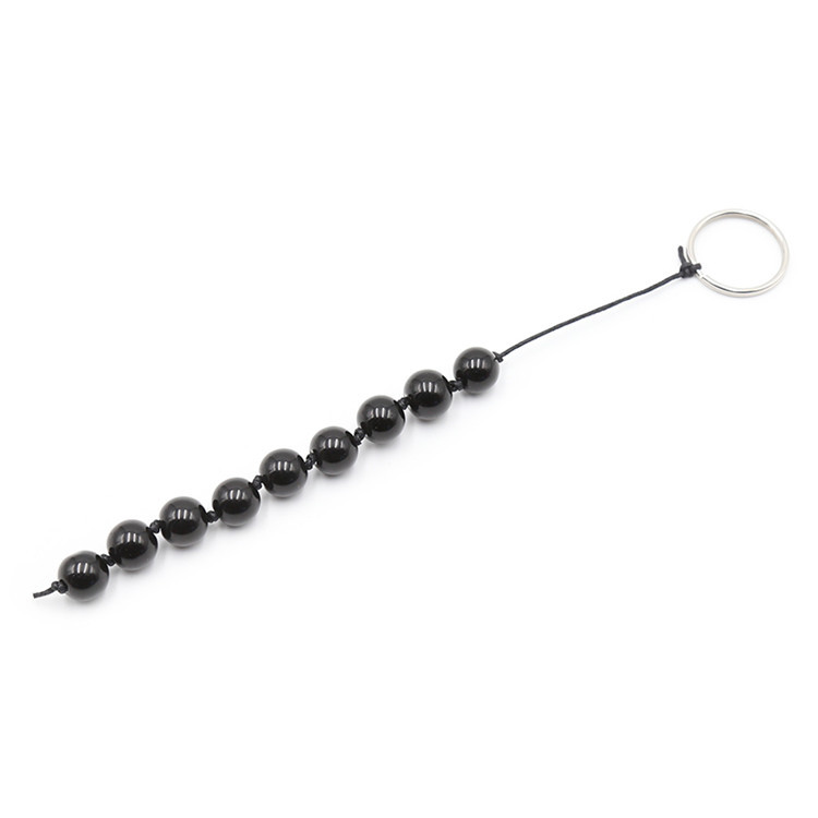 (image for) Nine Plastic Ball Anal Beads