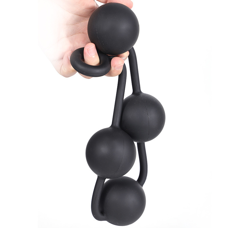 (image for) Four Balls Silicone Anal Beads