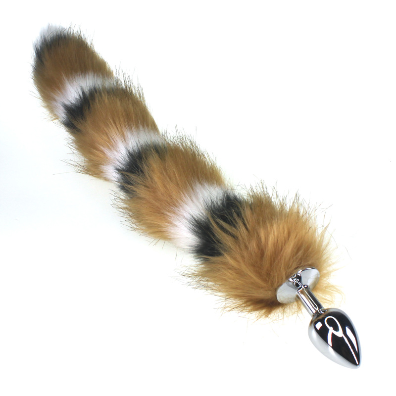 (image for) Interphase Fox Tail Metal Butt Plug