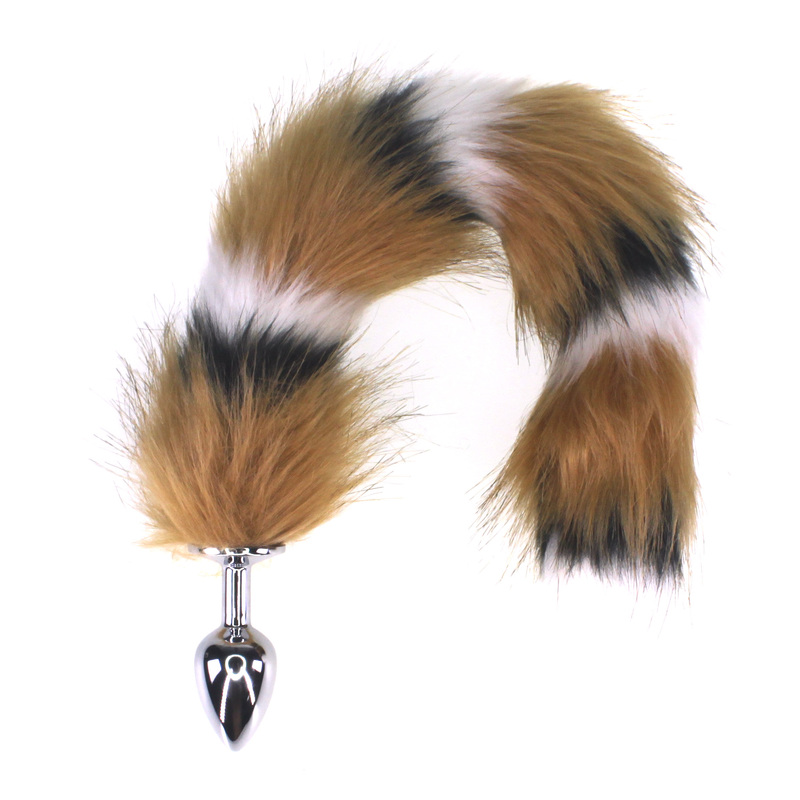 (image for) Interphase Fox Tail Metal Butt Plug