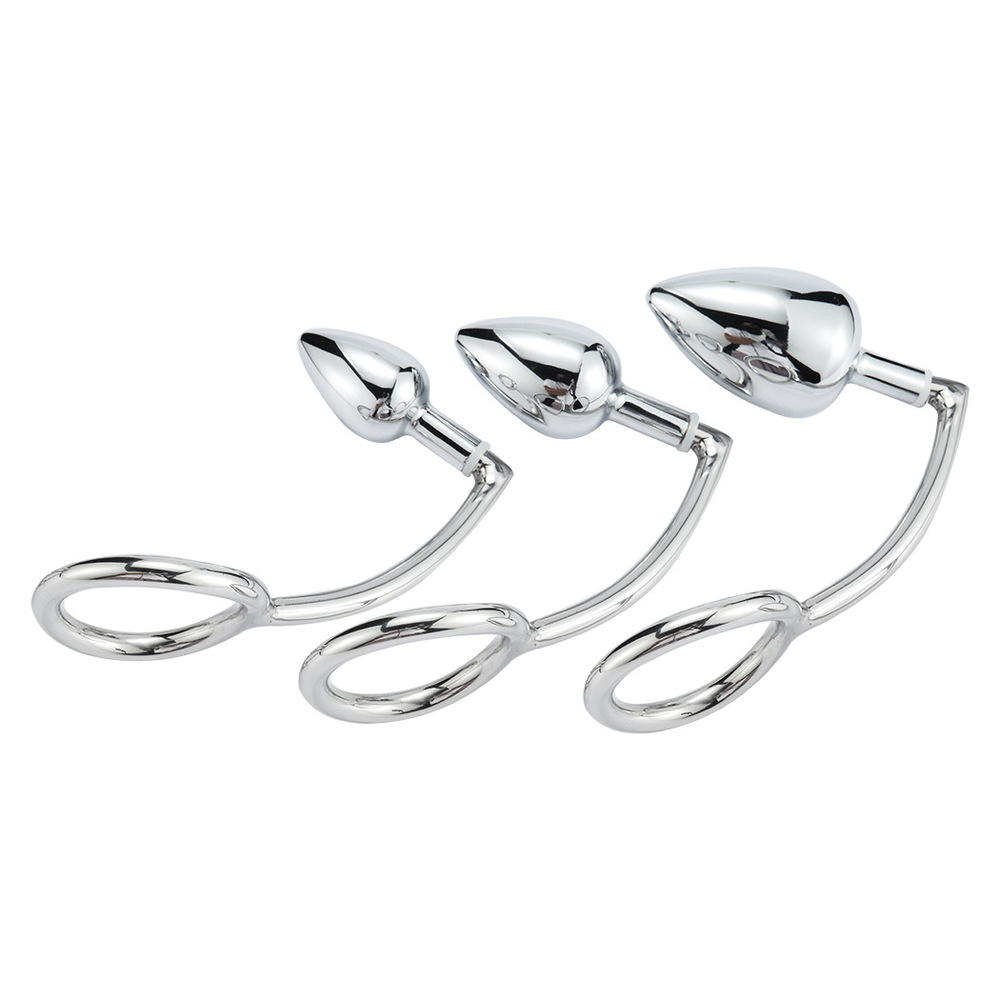 (image for) Cock Lock With 3 Size Anal Plug