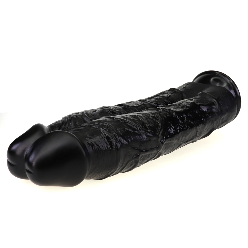 Double Penetrator Suction Cup Dildo 12 Inch - Click Image to Close