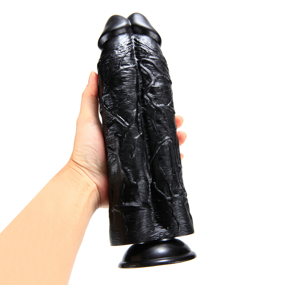 (image for) Double Penetrator Suction Cup Dildo 12 Inch