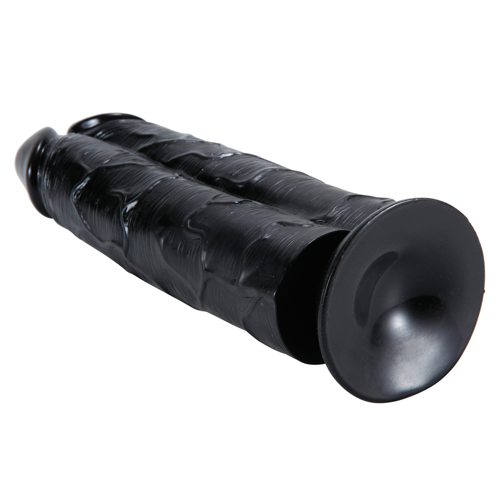 (image for) Double Penetrator Suction Cup Dildo 11 Inch