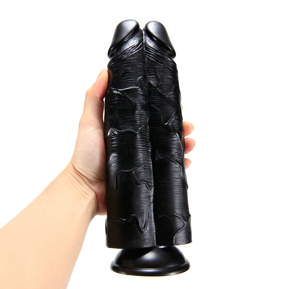 (image for) Double Penetrator Suction Cup Dildo 11 Inch