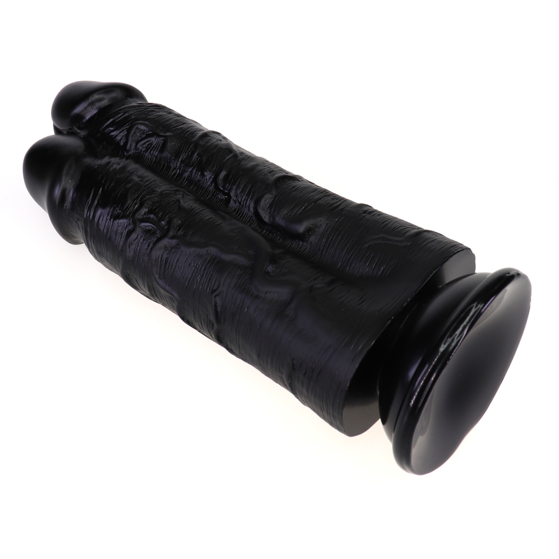 (image for) Double Penetrator Suction Cup Dildo 10 Inch