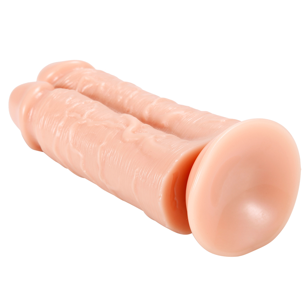 (image for) Double Penetrator Suction Cup Dildo 10 Inch