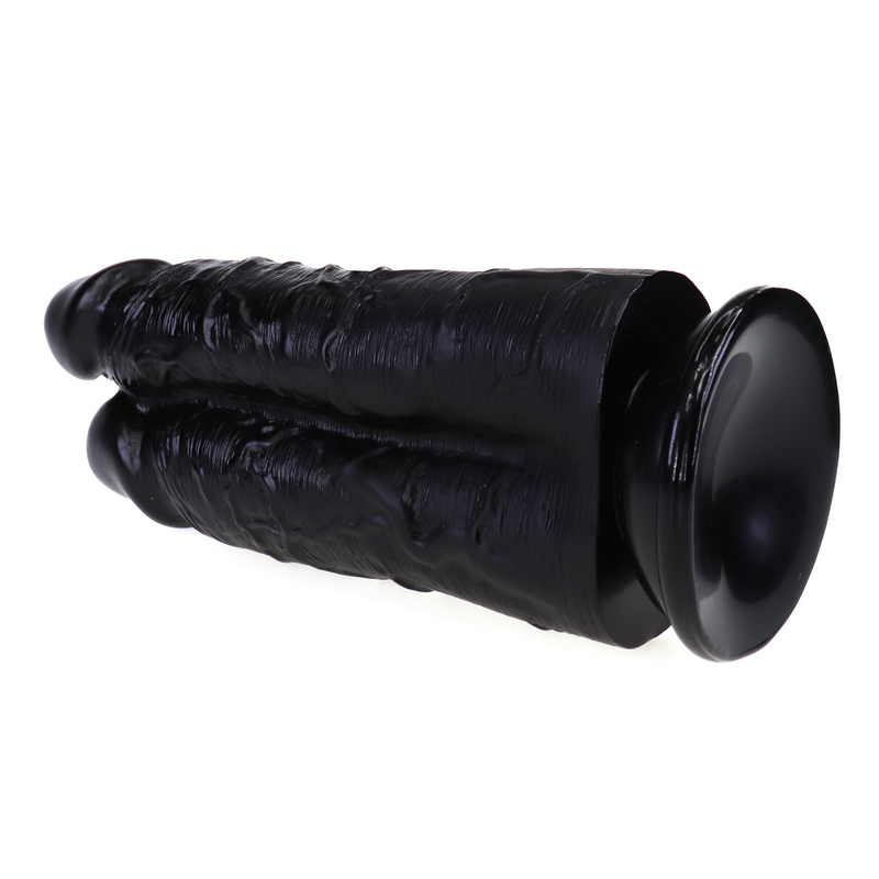 (image for) Double Penetrator Suction Cup Dildo 10 Inch