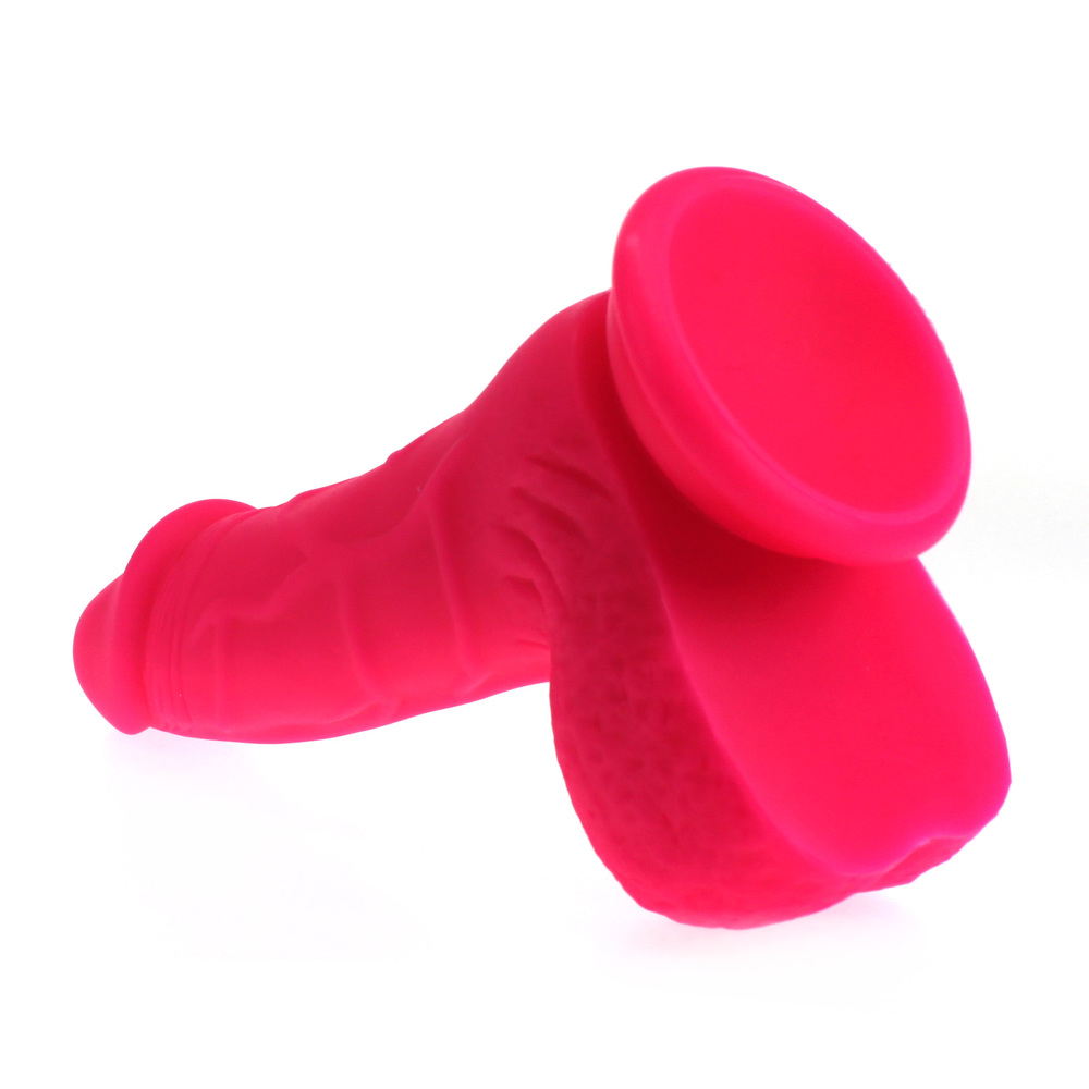 (image for) Liquid Silicone Colours Dildo Pleasure - 7.5"