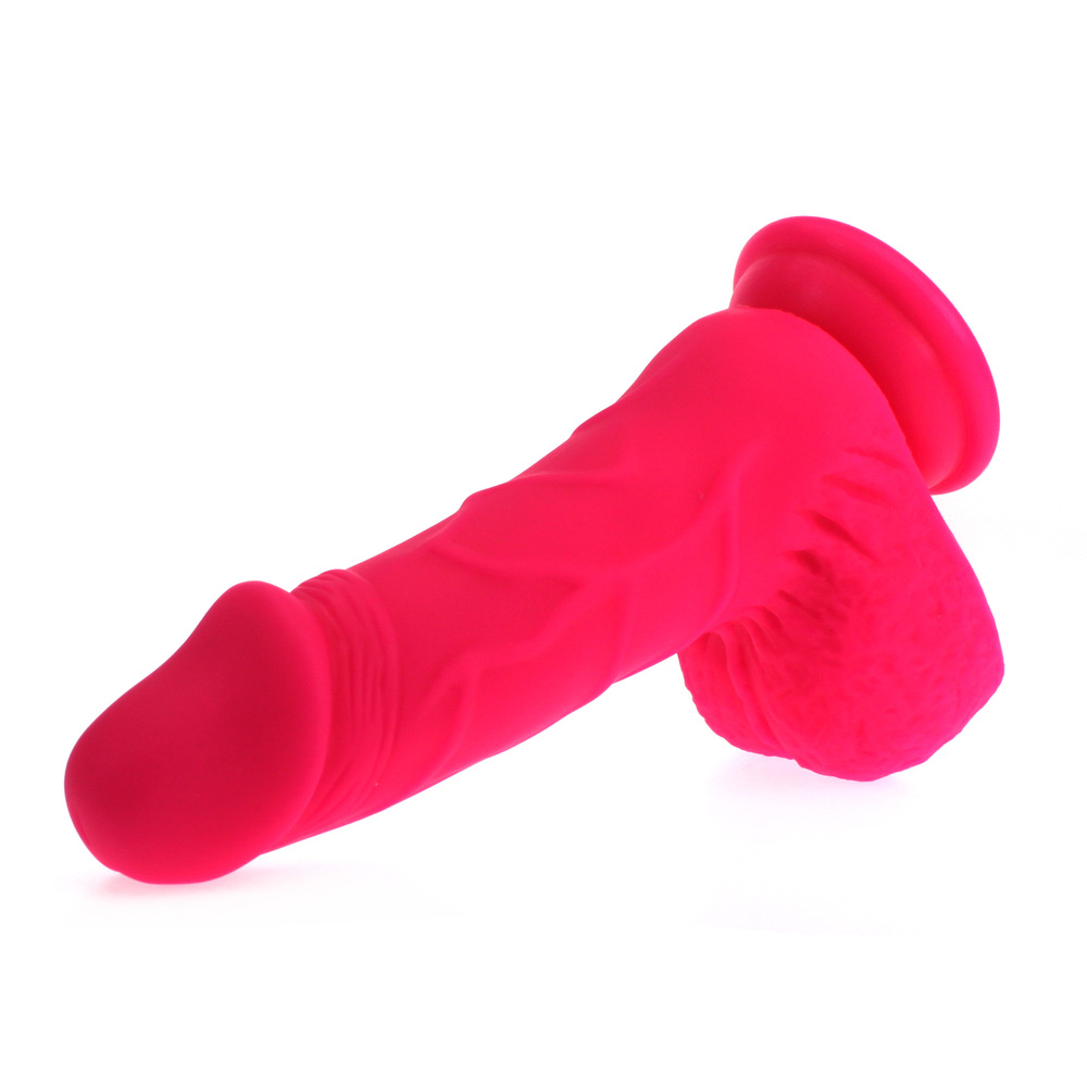 (image for) Liquid Silicone Colours Dildo Pleasure - 7.5"