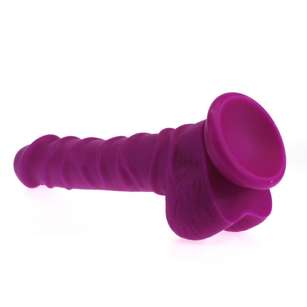 (image for) Liquid Silicone Colours Dildo Pleasure - 8.7"