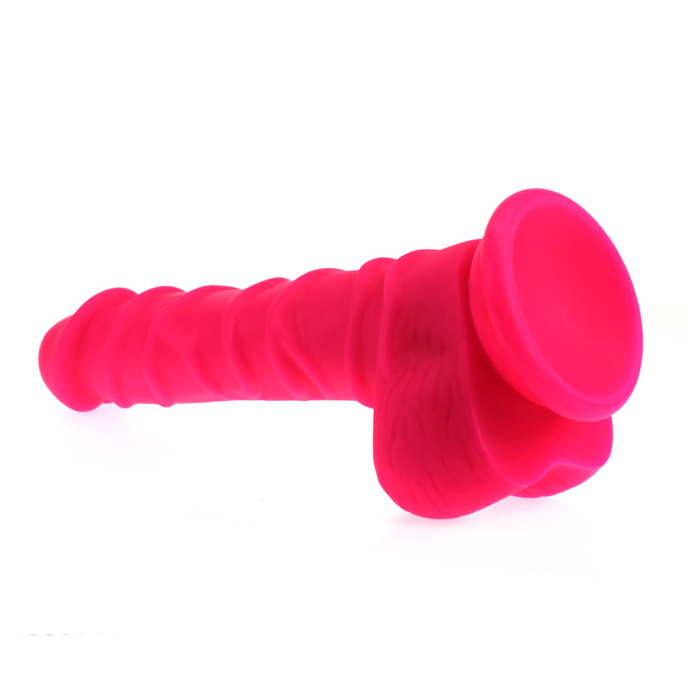(image for) Liquid Silicone Colours Dildo Pleasure - 8.7"
